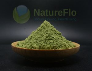 Organic oat grass powder