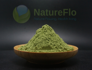 Organic wheat grass powder